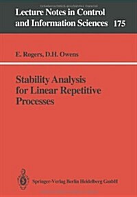 Stability Analysis for Linear Repetitive Processes (Paperback)