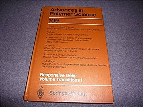 Responsive Gels: Volume Transitions 1 (Hardcover)