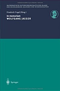 In Memoriam Wolfgang Jaeger (Paperback)