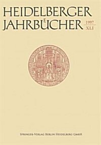 Heidelberger Jahrb?her (Paperback)