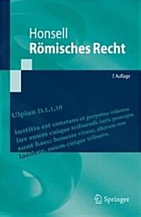 Romisches Recht (Paperback, 7, 7., Erg. U. Akt)