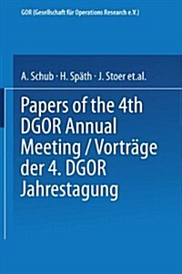 Vortr?e Der Jahrestagung 1974 Dgor Papers of the Annual Meeting (Paperback, 1974)