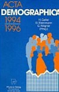 ACTA Demographica 1994-1996 (Paperback, 1996)