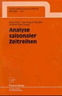 Analyse Saisonaler Zeitreihen (Paperback)
