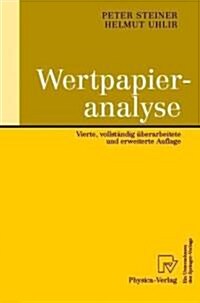 Wertpapieranalyse (Paperback, 4)