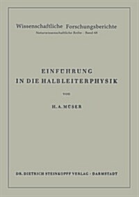 Einf?rung in Die Halbleiterphysik (Paperback, Softcover Repri)