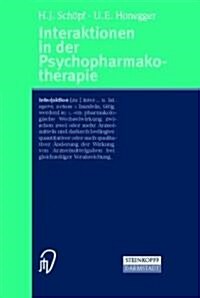 Interaktionen in Der Psychopharmakotherapie (Paperback)