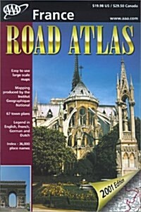 AAA Road Atlas France 2001 (Paperback, 3rd, Spiral)