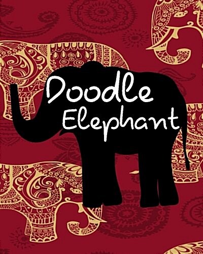 Doodle Elephant: Dot Grid Journal Notebook (Paperback)