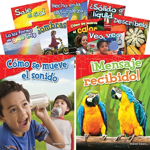 Lets Explore Physical Science Grades K-1 Spanish, 10-Book Set (Hardcover)