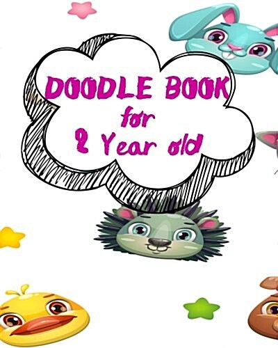 Doodle Book for 2 Year Old: Dot Grid Journal Notebook (Paperback)