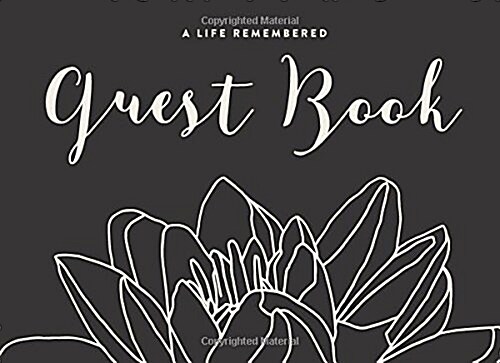 A Life Remembered Guest Book Guest Book for Memorial Service (Paperback, GJR)