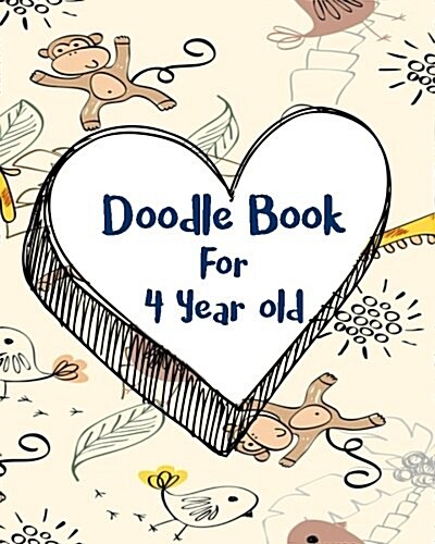Doodle Book for 4 Year Old: Dot Grid Journal Notebook (Paperback)