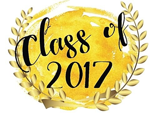 Class of 2017 Sign Book Graduation (Paperback)