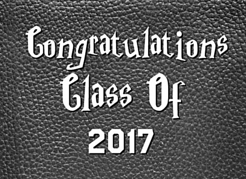 Congratulations Class of 2017 Guest Book (Paperback, GJR)