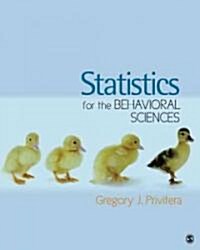 Statistics for the Behavioral Sciences (Hardcover)