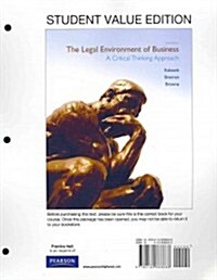 The Legal Environment of Business (Unbound, 6th, Set)