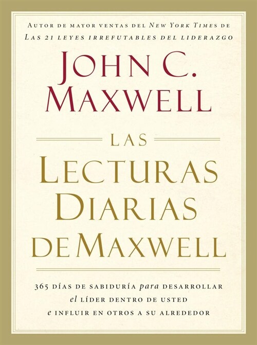 Las Lecturas Diarias de Maxwell (Hardcover)