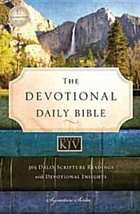 Devotional Daily Bible-KJV: 365 Daily Scripture Readings with Devotional Insights (Paperback)