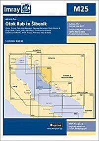 Imray Chart M25 : Otok Rab to Sibenik (Sheet Map, folded, New ed)