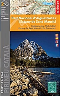 AIGESTORTES PN SANT MAURICI CARTE&GUIDE. (Sheet Map)