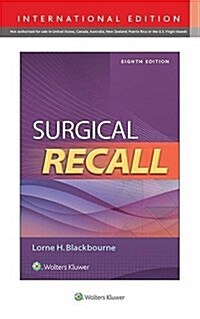 Surgical Recall 8e (Int Edition) PB (Paperback)