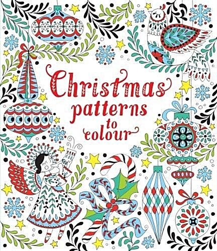 Christmas Patterns to Colour (Paperback)