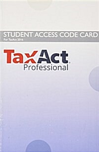 Taxact 2016 Access Card for Pearsons Federal Taxation 2018 Comprehensive (Hardcover, 31)