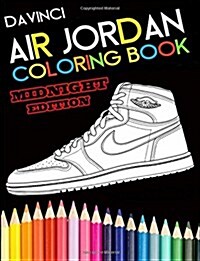 Air Jordan Coloring Book: Midnight Edition (Paperback)