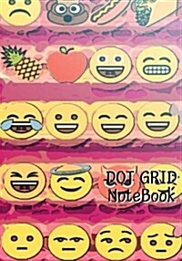 Dot Grid Notebook: Emoji VoL.4: 120 Dot Grid pages, 7 x 10 (Paperback)