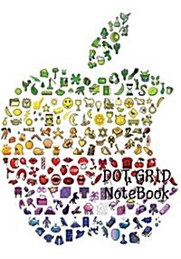 Dot Grid Notebook: Emoji VoL.5: 120 Dot Grid pages, 7 x 10 (Paperback)