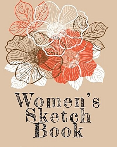 Womens Sketch Book: Blank Doodle Draw Sketch Book (Paperback)