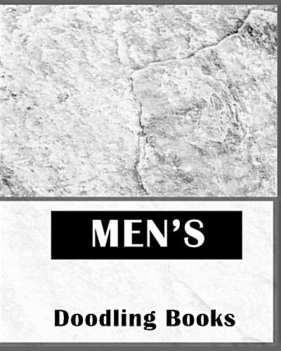 Mens Doodling Books: Blank Doodle Draw Sketch Book (Paperback)