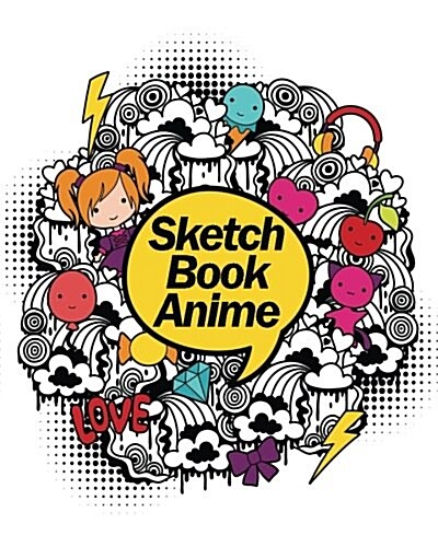 Sketch Book Anime: Blank Doodle Draw Sketch Books (Paperback)