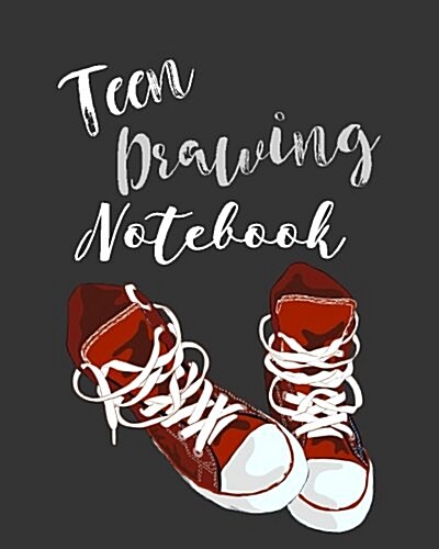 Teen Drawing Notebook: Blank Doodle Draw Sketch Books (Paperback)