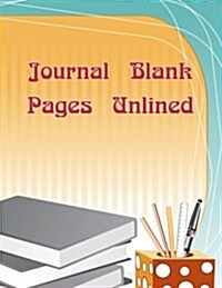 Journal Blank Pages Unlined: Blank Doodle Draw Sketch Book (Paperback)