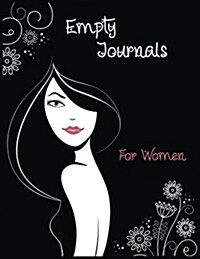 Empty Journals for Women: Blank Doodle Draw Sketch Book (Paperback)