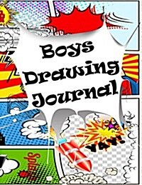 Boys Drawing Journal: Graph Paper Notebook (Paperback)