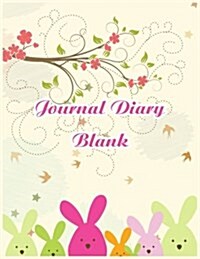 Journal Diary Blank: Blank Doodle Draw Sketch Book (Paperback)