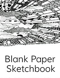 Blank Paper Sketchbook: Graph Paper Notebook (Paperback)