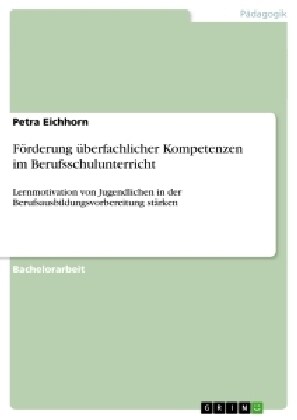 F?derung ?erfachlicher Kompetenzen im Berufsschulunterricht: Lernmotivation von Jugendlichen in der Berufsausbildungsvorbereitung st?ken (Paperback)