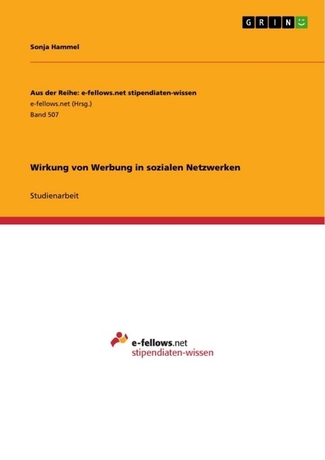 Wirkung Von Werbung in Sozialen Netzwerken (Paperback)