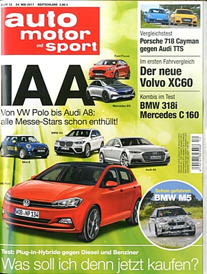 Auto Motor + Sport (격주간 독일판): 2017년 05월 24일