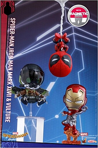 [Hot Toys] cosb371 Spider-Man, Iron Man Mark XLVII, Vulture Collectible Set