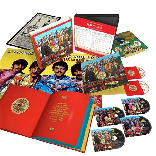 [중고] [수입] Beatles - Sgt. Pepper‘s Lonely Hearts Club Band [Anniversary Edition] [Super Deluxe Limited Edition 4CD+Blu-ray+DVD]