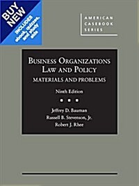 Business Organizations Law and Policy (Hardcover, 9th, New)