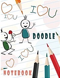 Doodle Notebook: Blank Doodle Draw Sketch Books (Paperback)