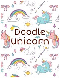 Doodle Unicorn: Blank Sketch Book (Paperback)