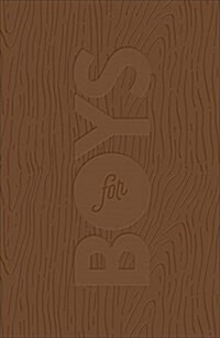 CSB Study Bible for Boys Brown, Wood Design Leathertouch (Imitation Leather)