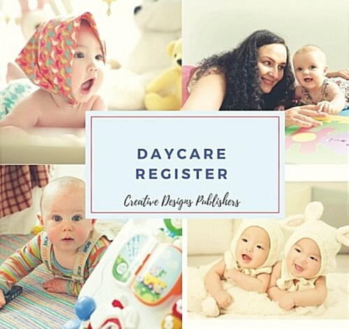 Baby Collage Daycare Register Logbook (Paperback, GJR)